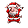 Pig Christmas Pig Lover Piglet