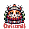 Chat Joyeux Noël