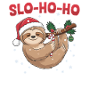 Paresseux Noël Animal Slo-Ho-Ho