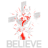 Jesus - Believe: Strong faith design