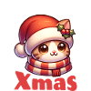 Christmas Cat Merry Xmas
