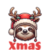 Merry Xmas Sloth Christmas