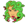 Ancient God Greek Medussa Mythology