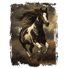 Gemaltes Pferd