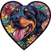 Rottweiler Dog Heart Dog Love