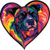 American Staffordshire Terrier Hund Herz Hundelieb