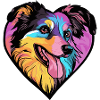 Samoyed Dog Heart Dog Love
