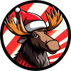 Moose Christmas Christmas