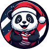 Panda Weihnachten Noël