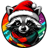 raton laveur Noël
