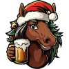 Bière de cheval Noël