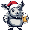 Rhino Beer Xmas Christmas