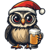 Owl Bière Noël Noël