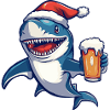 Shark Beer Xmas Christmas