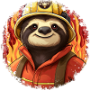 Firefighter Sloth