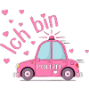 Police Car I'm Birthday Pink