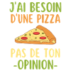 Humour pizza gourmandise