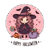 Halloween Witch Kids