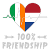 Ireland and Netherlands 100% friendship