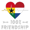 Ghana and Netherlands 100% friendship