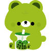 Ours Boba Vert