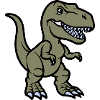 T Rex Comic Dinosaur