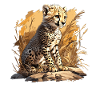 Cheetah Geparde Gepard