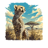 Guépard Geparde Gepard