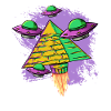 UFO Pyramid Egyptian Mythology