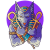 Hieroglyphs Anubis Egyptian Mythology