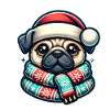 Weihnachts-Mops