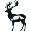 Hirsch Silhouette