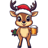 Bière de cerf Noël Noël