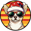 Chihuahua Dog Christmas Cool