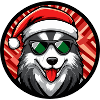 Husky Dog Christmas Cool