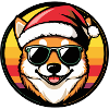 Shiba Inu Chien Noël Cool