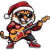 Guitare de Noël Tiger
