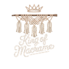 Le joyeux roi du macramé