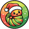 Worm Christmas Christmas