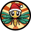 Libellule Noël