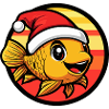 Noël du poisson rouge Noël