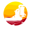Hippo Retro Sunset Hippo Kids