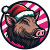Cochon Noël Noël Sanglier