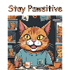 Stay Pawsitive Katzendesign