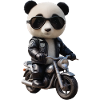 Biker Panda
