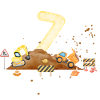 7-jähriges Jubiläum Baustelle