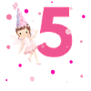 5th Birthday Pink Fairy