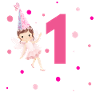 1st Birthday Pink Fairy