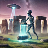 Alien builds Stonehenge