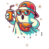 Scary Halloween Ghost Broth